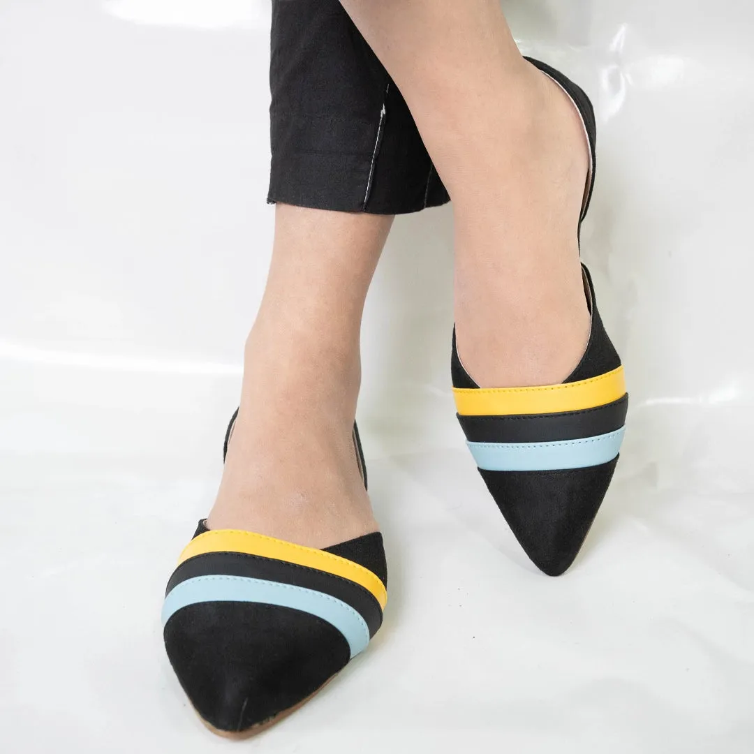 Suede Pumps - Black