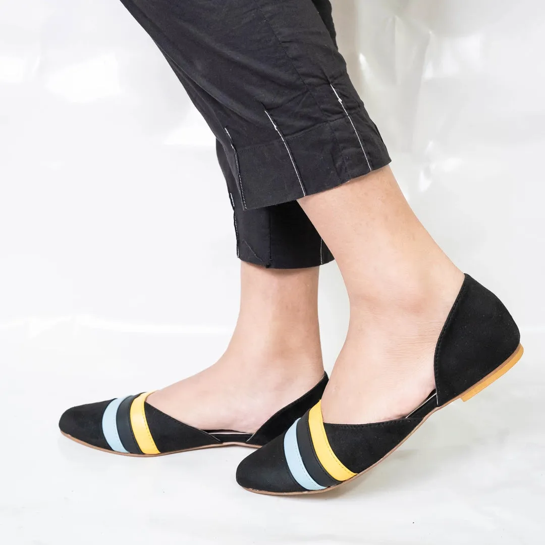 Suede Pumps - Black