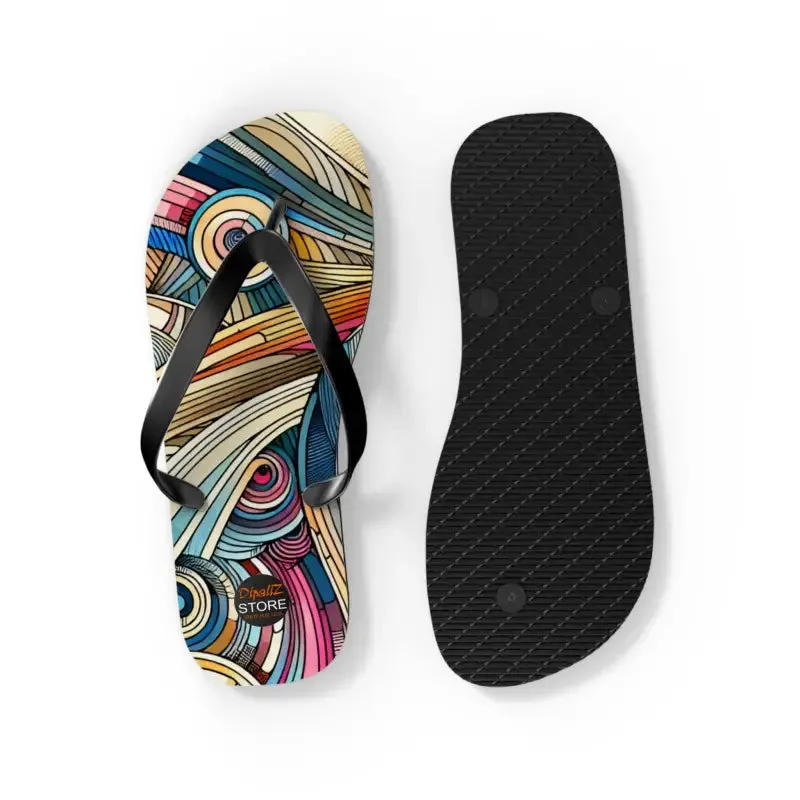 Summer Vibes Flip Flops with Cushioned Footbed