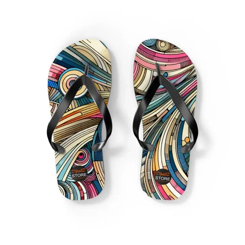 Summer Vibes Flip Flops with Cushioned Footbed