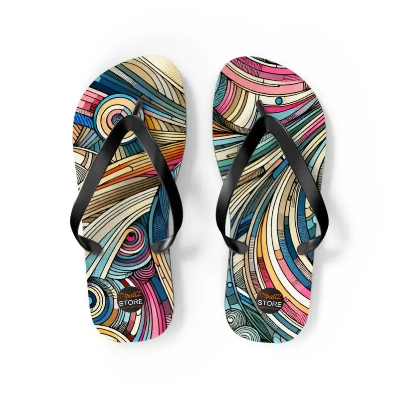 Summer Vibes Flip Flops with Cushioned Footbed