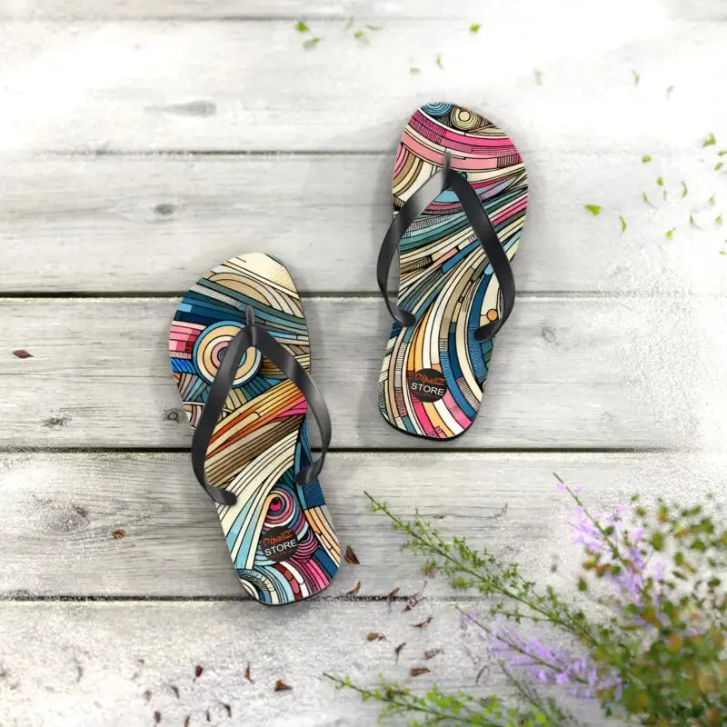 Summer Vibes Flip Flops with Cushioned Footbed