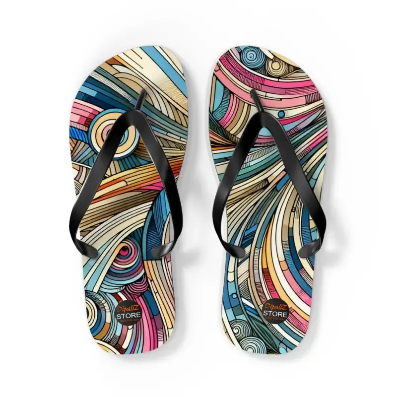 Summer Vibes Flip Flops with Cushioned Footbed