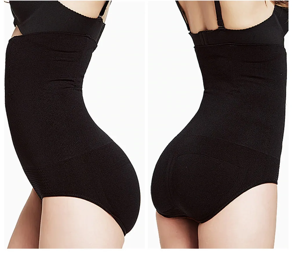 Super Fit™ High Waisted ShapeWear Panty【Black Color】【2PCS/PACK】
