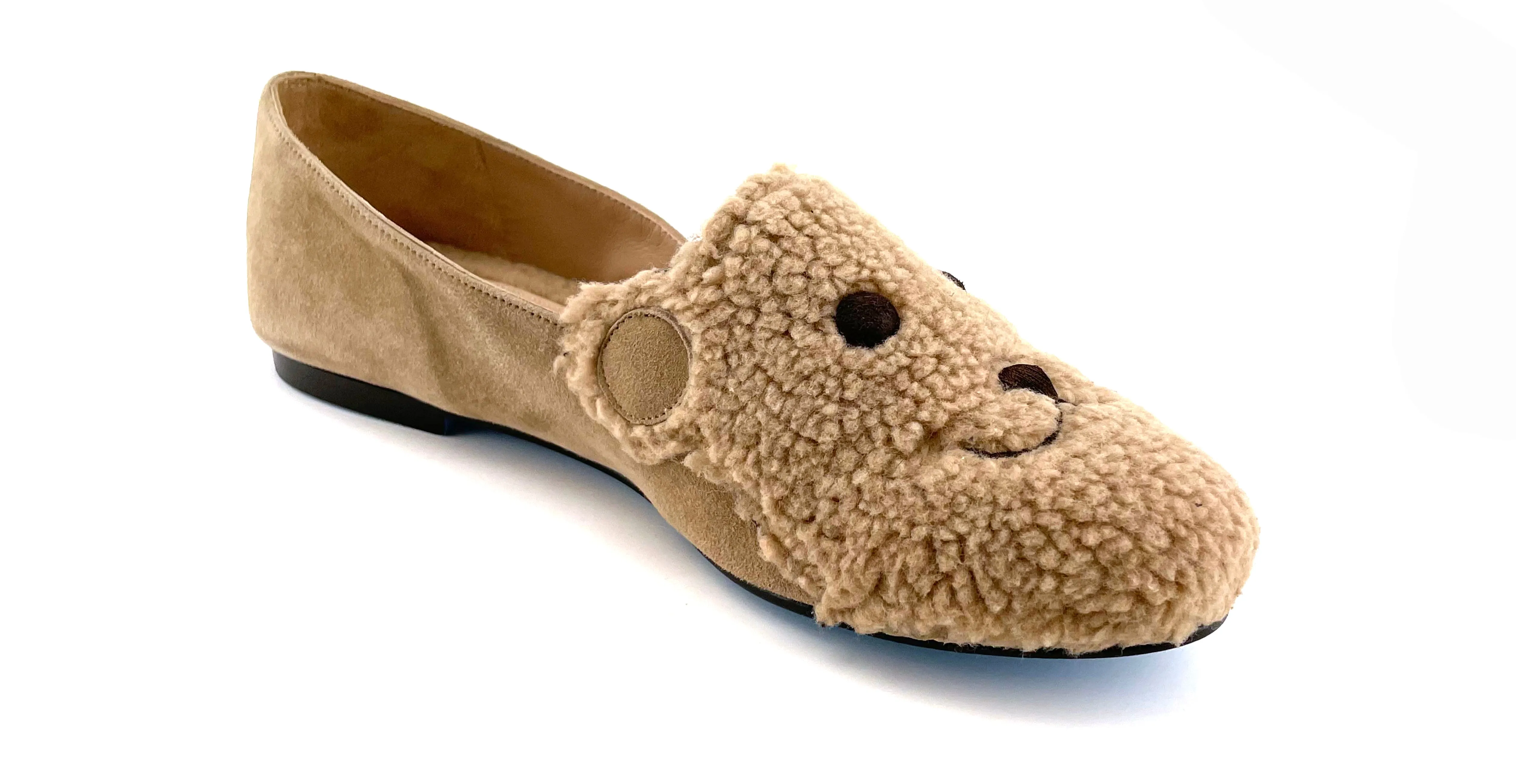 Teddy - Beige Suede