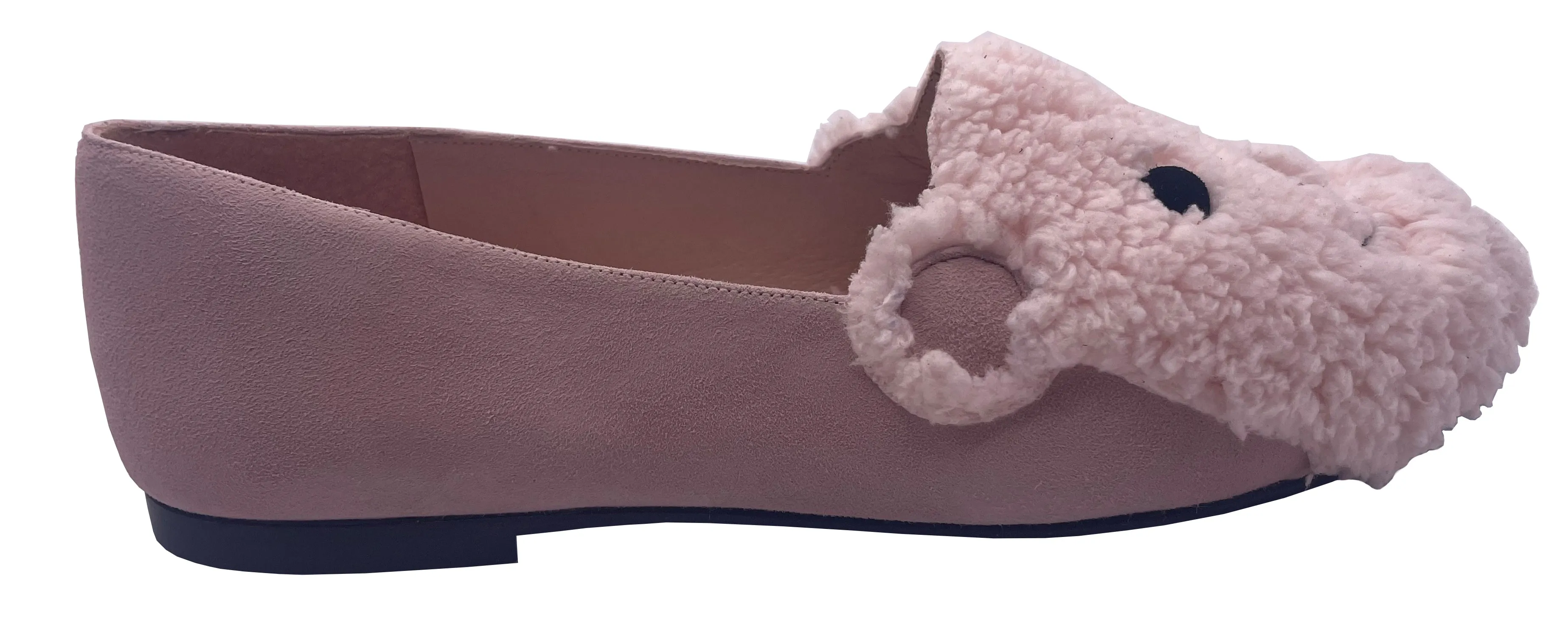Teddy - Pink Suede