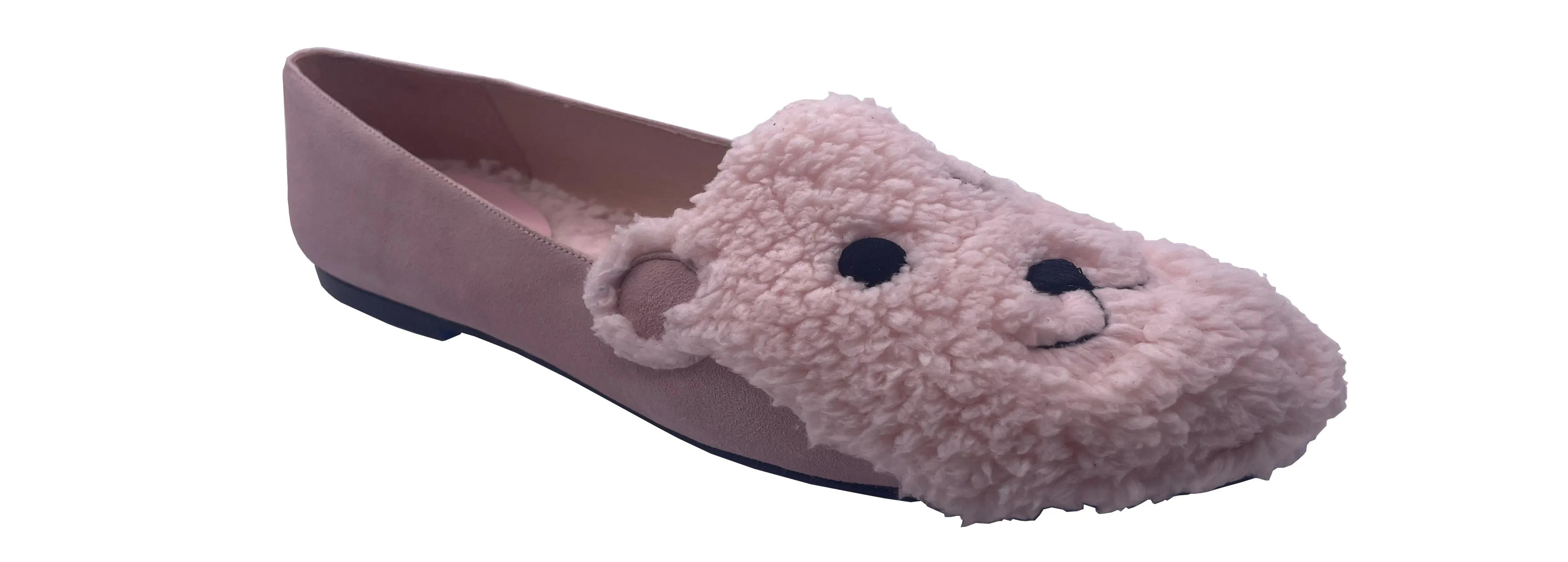 Teddy - Pink Suede