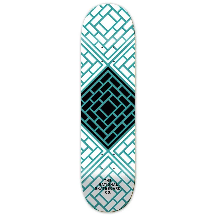 The National Skateboard Co. Classic Blue Skateboard Deck 8.5"