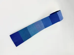 Thin Multi Blue Striped Tie