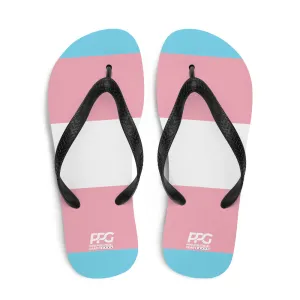 Transgender Flag Flip-Flops