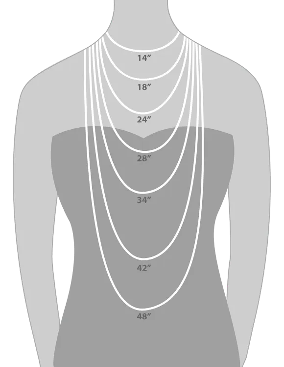 Turquoise pyramid chain necklace