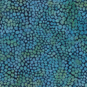 Turtle Cove Batiks 112425575 Blue Marine