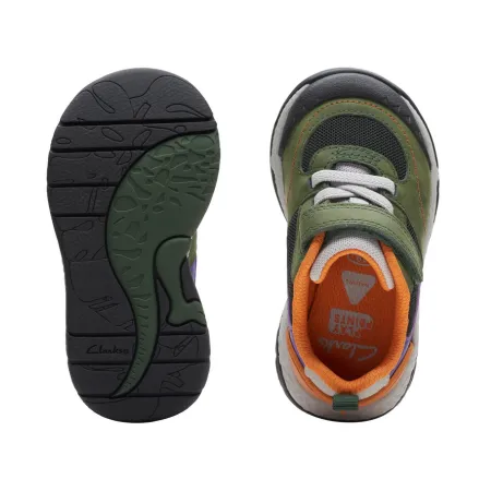 UK 5 Green Stegosaurus Stride Trainer