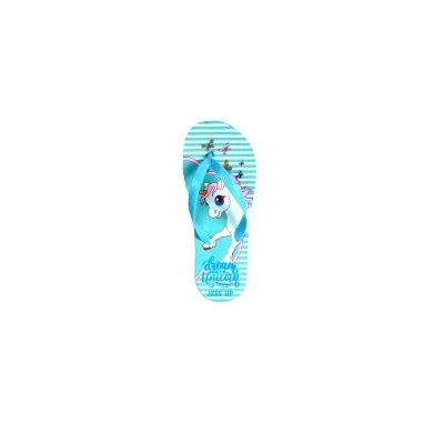 Unicorn Flip Flops - Blue