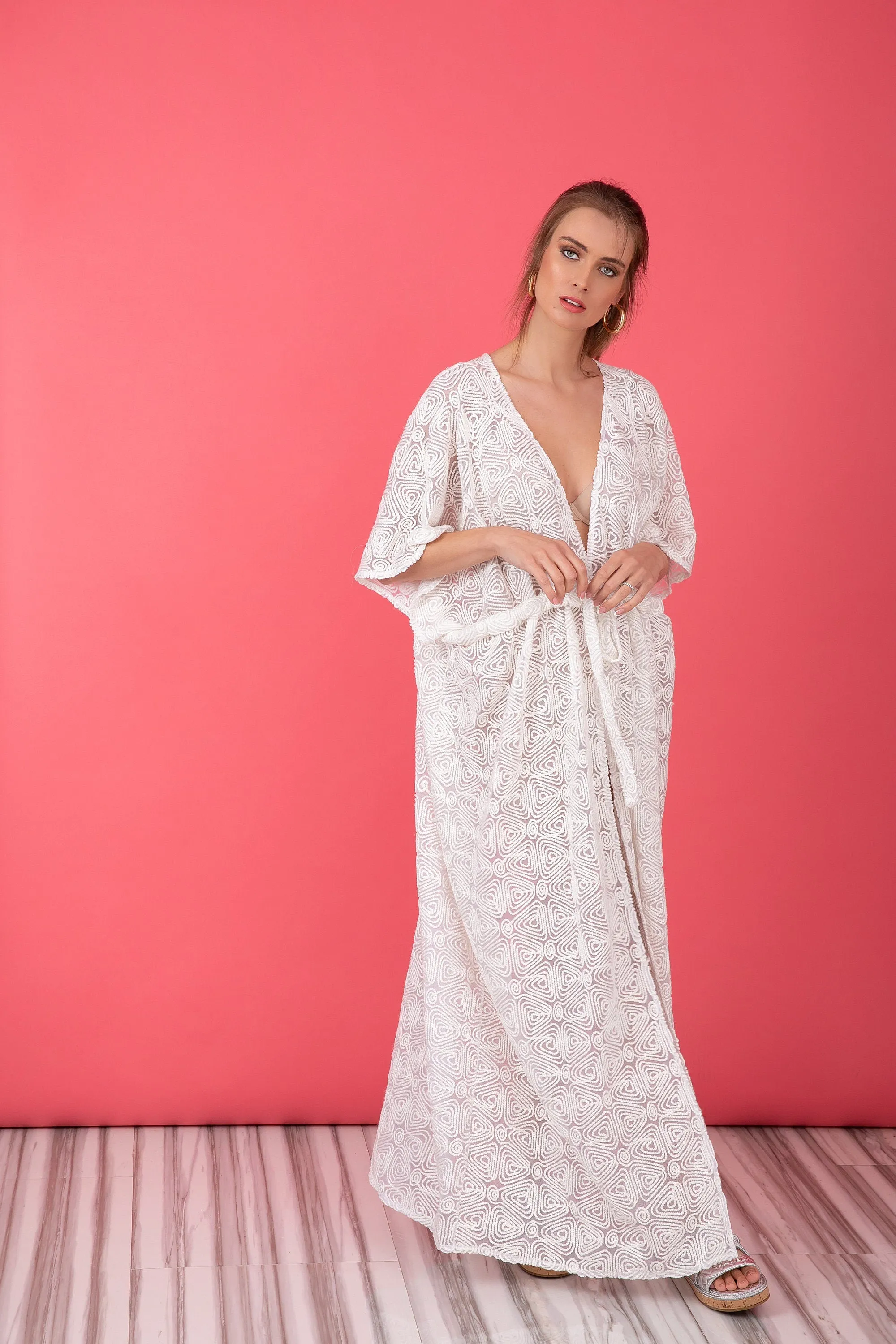 White Cover up, White Beach Cover up, White Dress for Beach, White robe, White Maxi Dress, White Lace Cover Up, White Plus Size Dress