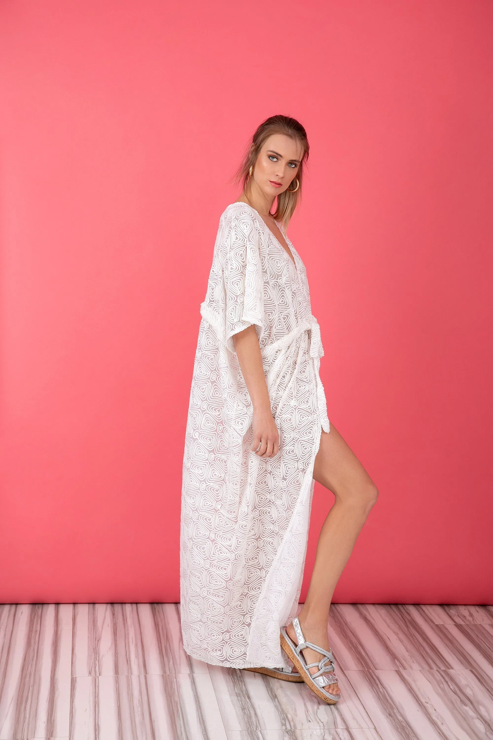 White Cover up, White Beach Cover up, White Dress for Beach, White robe, White Maxi Dress, White Lace Cover Up, White Plus Size Dress