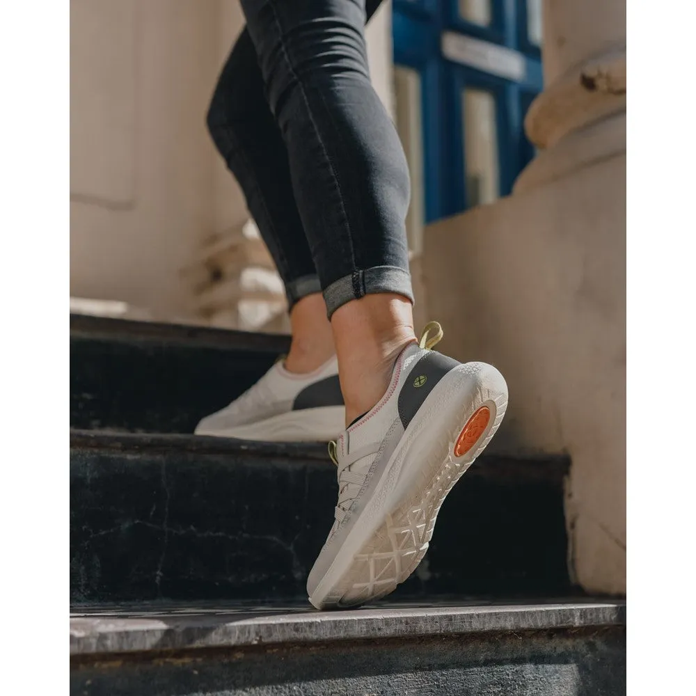 White Elevate Slip-On Shoes