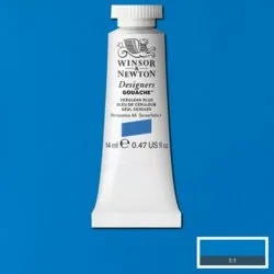 Winsor & Newton Designers Gouache 14ml Tube-  CERULEAN BLUE