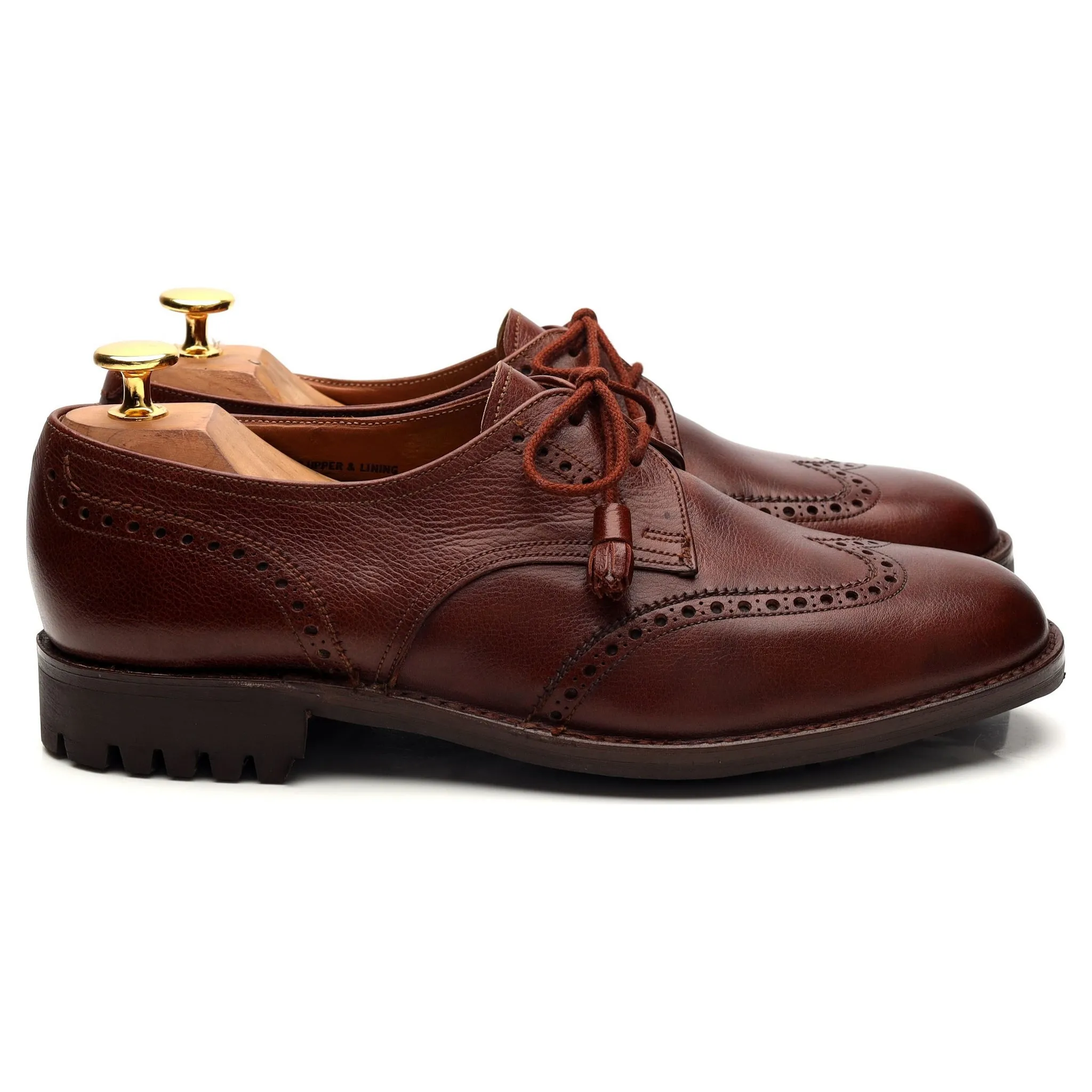 Women's 'Matlock' Brown Leather Derby UK 7 C