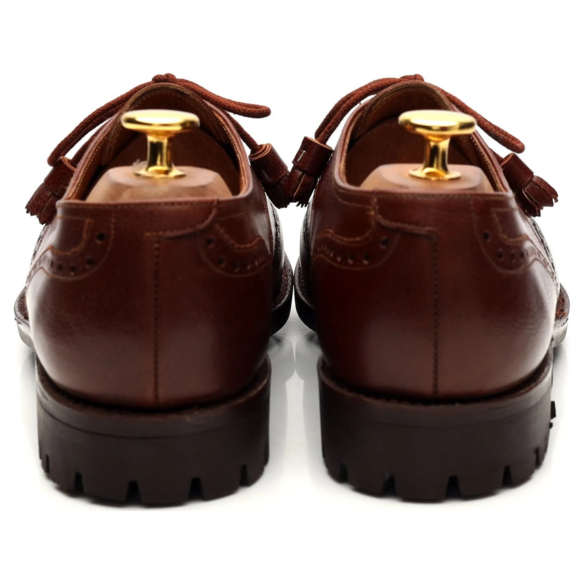 Women's 'Matlock' Brown Leather Derby UK 7 C