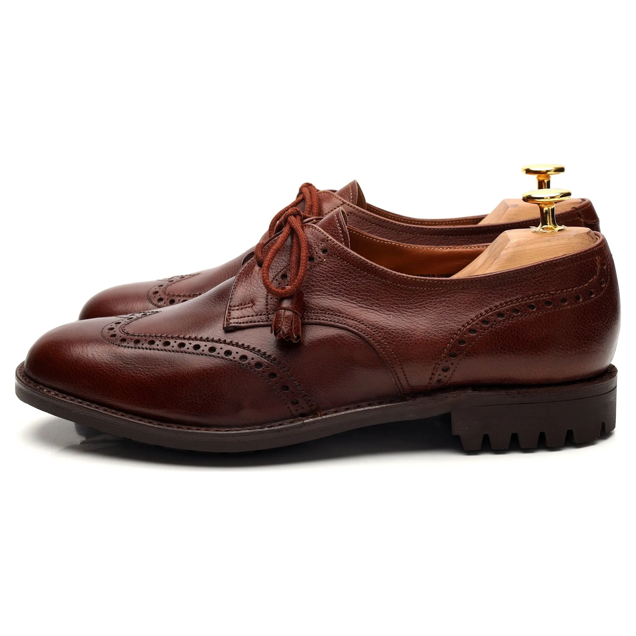 Women's 'Matlock' Brown Leather Derby UK 7 C