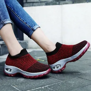 Women's Slip-On Orthopedic Trainers | Air Cushion Comfort, Breathable Mesh & Non-Slip Sole for All-Day Wear