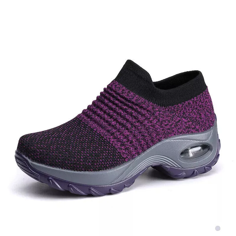 Women's Slip-On Orthopedic Trainers | Air Cushion Comfort, Breathable Mesh & Non-Slip Sole for All-Day Wear