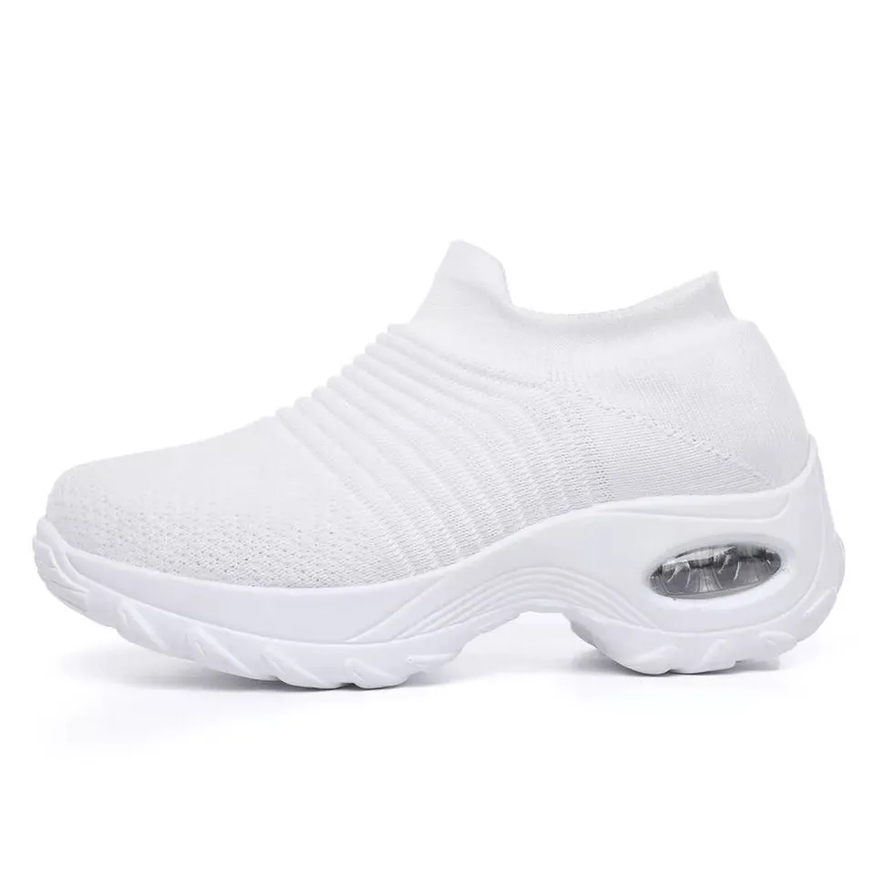 Women's Slip-On Orthopedic Trainers | Air Cushion Comfort, Breathable Mesh & Non-Slip Sole for All-Day Wear