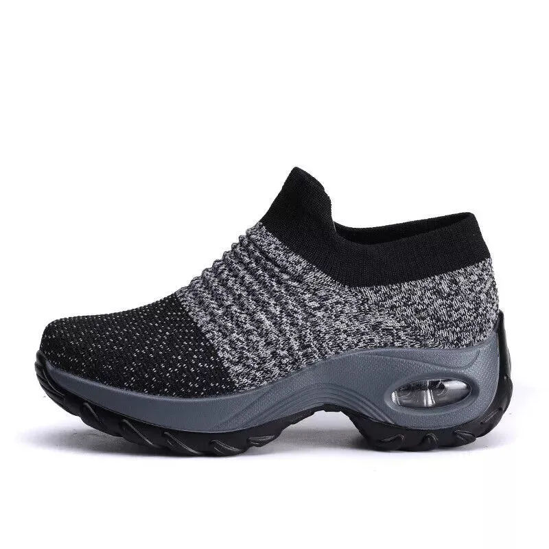 Women's Slip-On Orthopedic Trainers | Air Cushion Comfort, Breathable Mesh & Non-Slip Sole for All-Day Wear