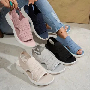 Women's Water Sport Sandals - Light Blue Slip-On