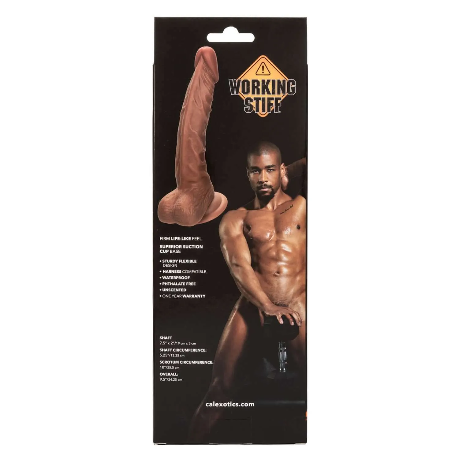 Working Stiff the Personal Trainer 7.5 inches Dildo - Brown